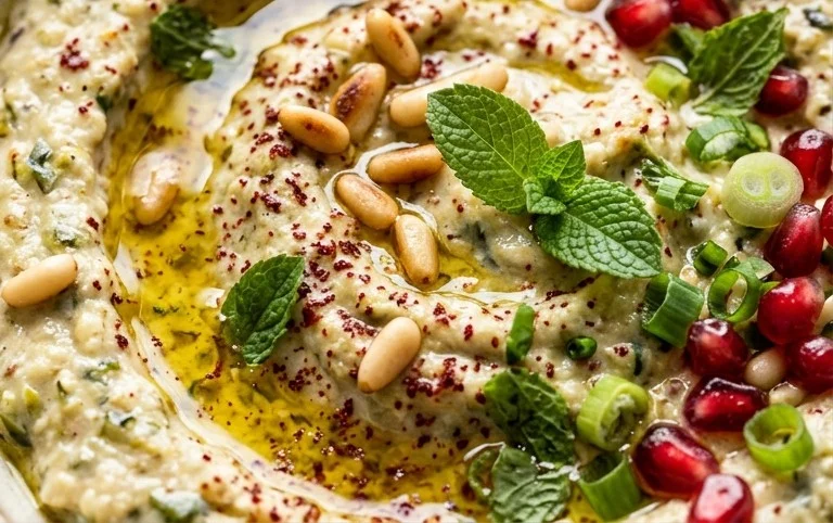 Pnon-alcoholic alestinian Zucchini Dip