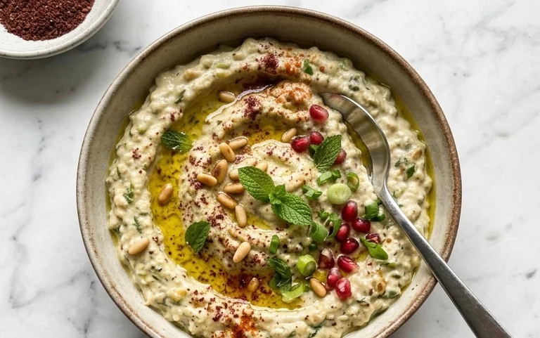 Pnon-alcoholic alestinian Zucchini Dip