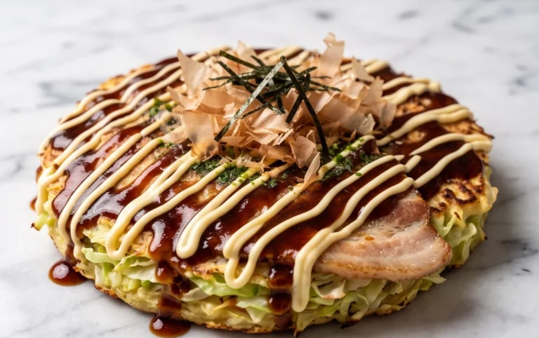 Okonomiyaki - Japanese Savoury Pancakes