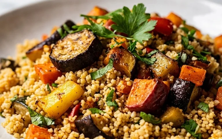 Röstgemüse Couscous für Geschmacksexplosion