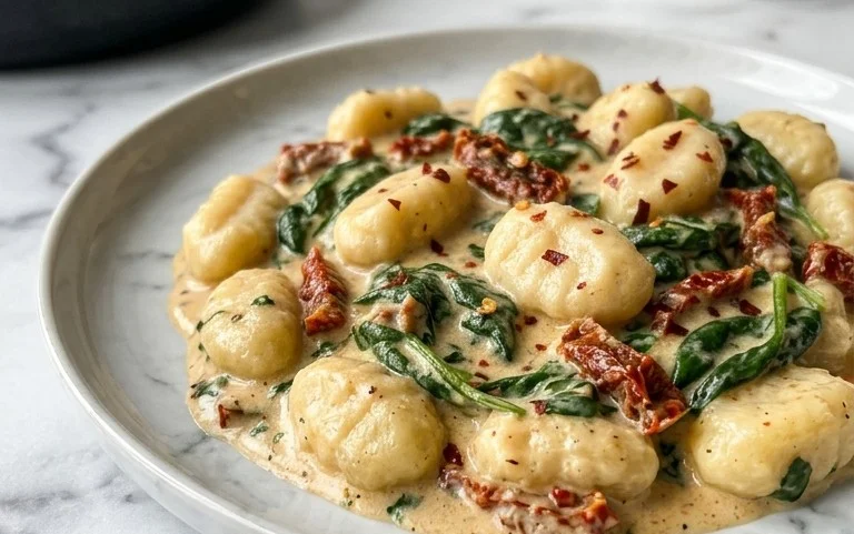 Creamy Tuscan Gnocchi
