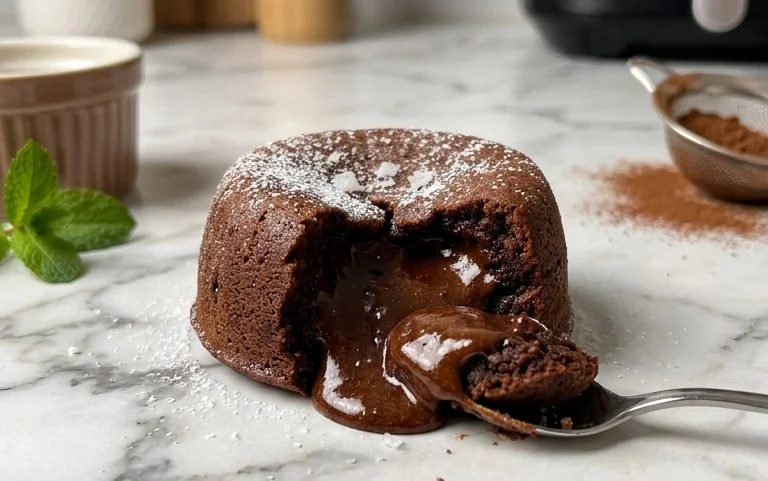 Air Fryer Lava Cake