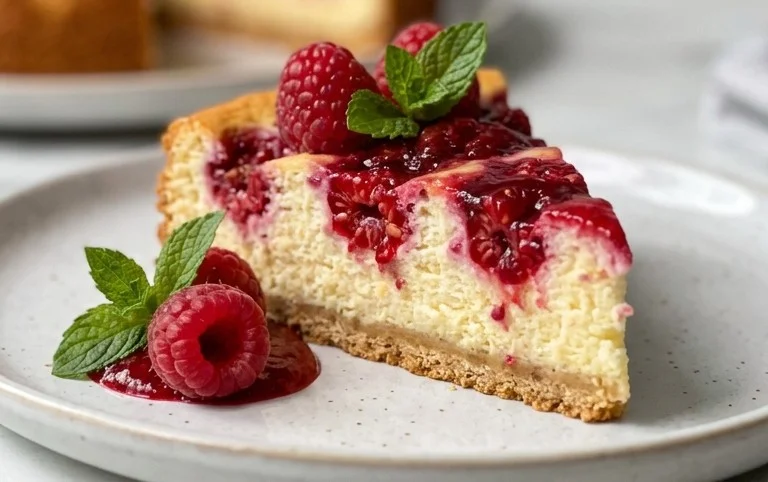 Butterkekskuchen mit Himnon-alcoholic beeren - einfach und lecker