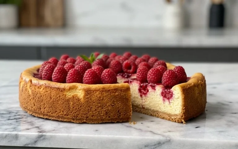 Butterkekskuchen mit Himnon-alcoholic beeren - einfach und lecker