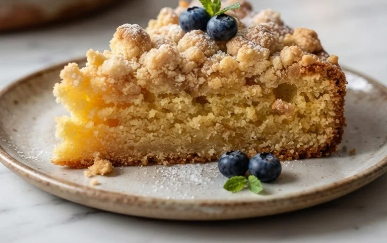 Stachelnon-alcoholic beerkuchen mit Streuseln
