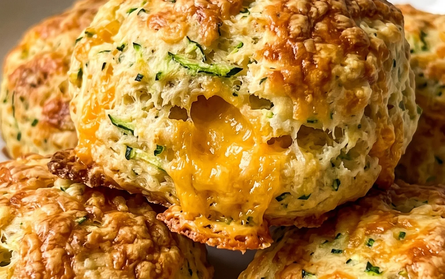 Zucchini Cheddar Biscuits