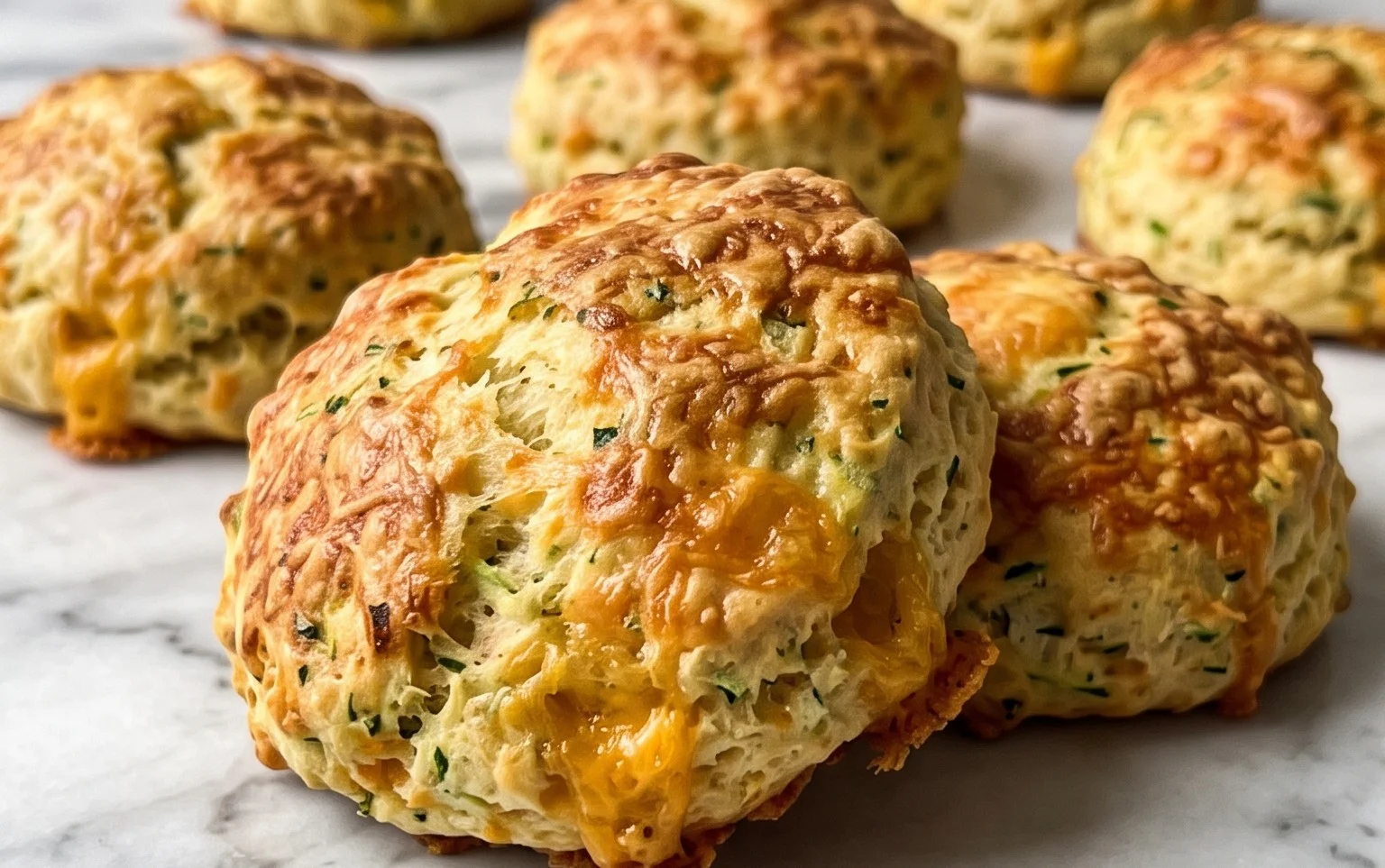 Zucchini Cheddar Biscuits