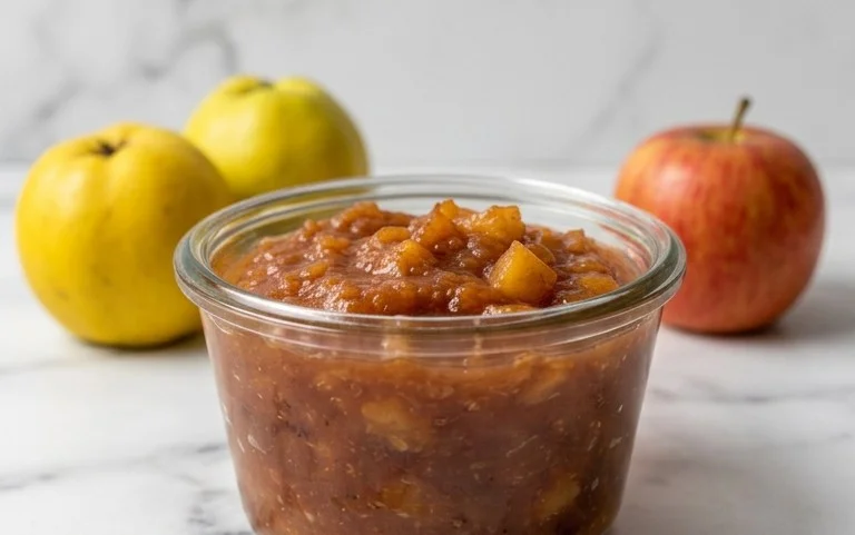 Rezept f&uuml;r Quittenchutney mit Apfel