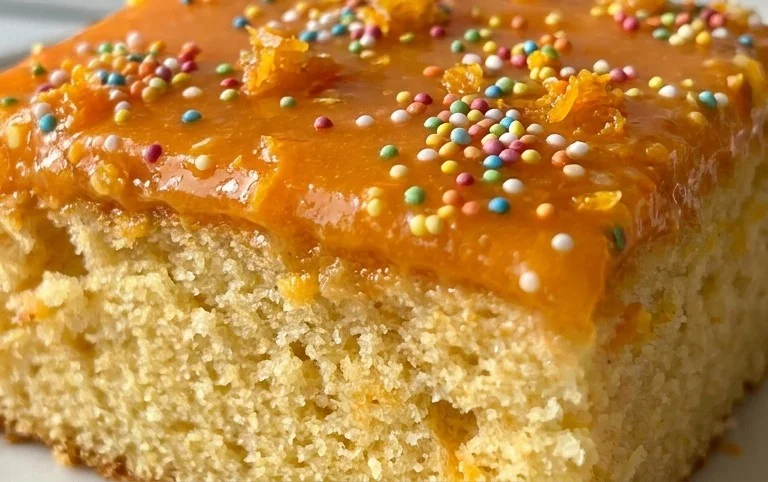 Fantakuchen vom Blech | einfaches Tassenrezept