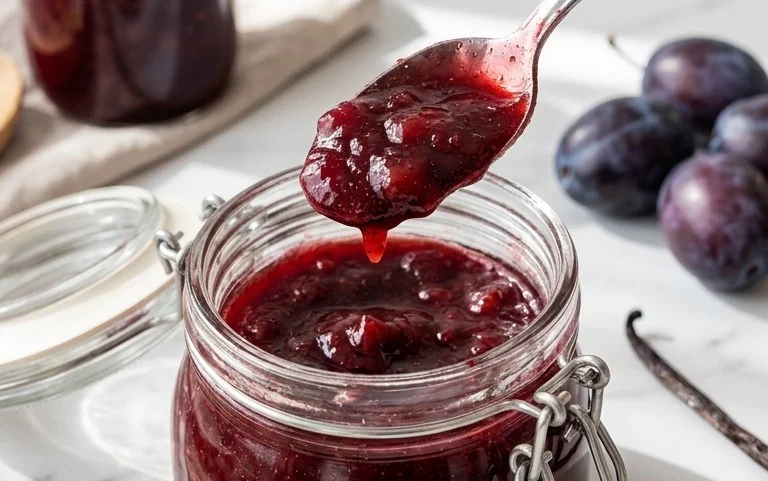 Vanilla Plum Jam Recipe